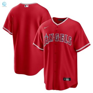 Los Angeles Angels Alternate Replica Team Jersey Red Mlb stylepulseusa 1 3