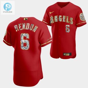 Los Angeles Angels Anthony Rendon Red Jersey 6 Golden Diamond 20222323 Uniform stylepulseusa 1 1