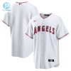 Los Angeles Angels Home Team Men Jersey White stylepulseusa 1