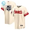 Los Angeles Angels Kings Cream Cool Base Stitched Jersey stylepulseusa 1