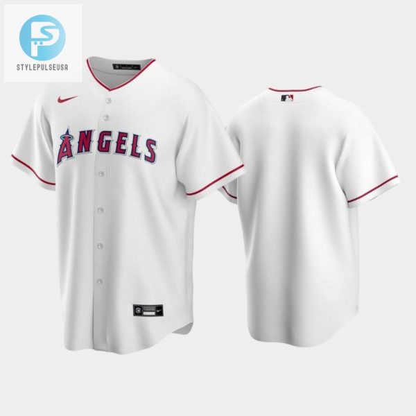 Los Angeles Angels White Home Jersey stylepulseusa 1