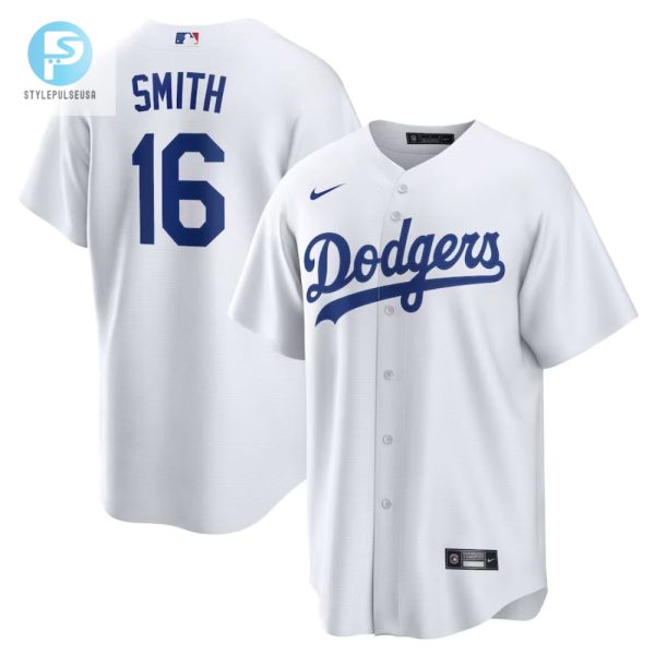 Los Angeles Dodgers 16 Will Smith Home Official Replica Player Jersey White stylepulseusa 1 1