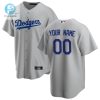 Los Angeles Dodgers 2020 Mlb Personalized Custom Light Grey Custom Jersey stylepulseusa 1