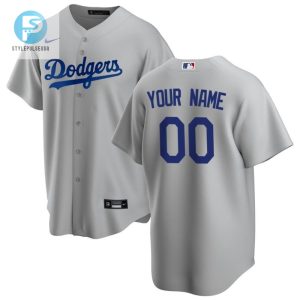 Los Angeles Dodgers 2020 Mlb Personalized Custom Light Grey Custom Jersey stylepulseusa 1 1