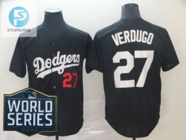 Los Angeles Dodgers Alex Verdugo 27 2020 Mlb Black Jersey stylepulseusa 1