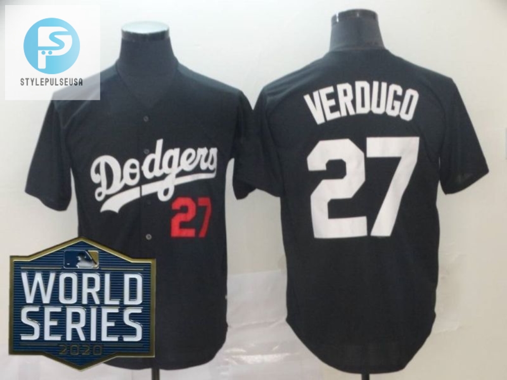 Los Angeles Dodgers Alex Verdugo 27 2020 Mlb Black Jersey 