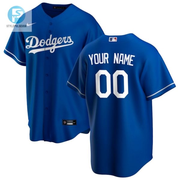 Los Angeles Dodgers Alternate Custom Men Jersey Royal stylepulseusa 1