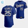 Los Angeles Dodgers Andrew Heaney Royal Jersey 25 Golden Diamond 20222323 Uniform stylepulseusa 1