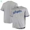 Los Angeles Dodgers Big Tall Replica Team Jersey Gray Mlb stylepulseusa 1