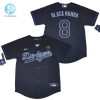 Los Angeles Dodgers Black Mamba Tribute Kobe Bryant 8 2020 Mlb Black Blue Jersey stylepulseusa 1