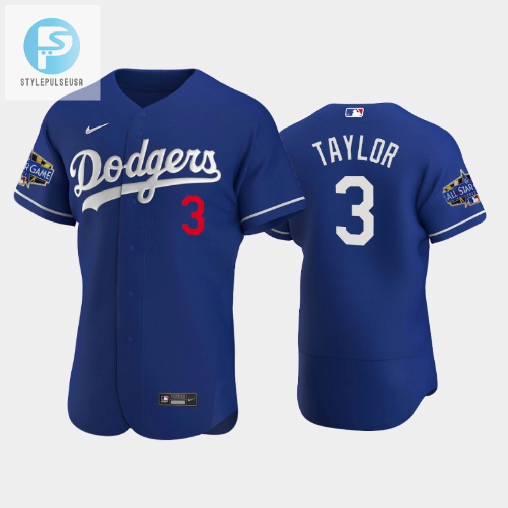 Los Angeles Dodgers Chris Taylor 3 Alternate Royal 202223 Allstar Game Jersey 