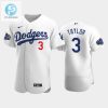 Los Angeles Dodgers Chris Taylor 3 Home White 202223 Allstar Game Jersey stylepulseusa 1