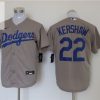 Los Angeles Dodgers Clayton Kershaw 22 2020 Mlb Grey Jersey stylepulseusa 1