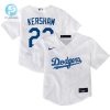 Los Angeles Dodgers Clayton Kershaw 22 2020 Mlb White Jersey stylepulseusa 1