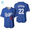 Los Angeles Dodgers Clayton Kershaw 22 2020 Mlb Navy Blue Jersey Inspired Baseball Jersey stylepulseusa 1