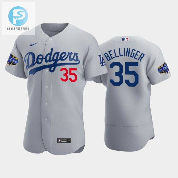 Los Angeles Dodgers Cody Bellinger 35 Alternate Gray 202223 Allstar Game Jersey stylepulseusa 1