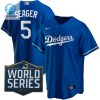 Los Angeles Dodgers Corey Seager 5 2020 Mlb Blue Jersey stylepulseusa 1