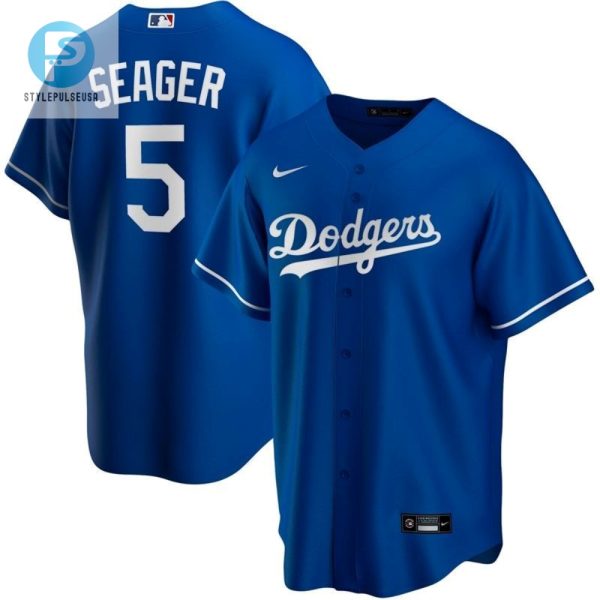 Los Angeles Dodgers Corey Seager 5 2020 Mlb Navy Blue Jersey stylepulseusa 1