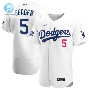 Los Angeles Dodgers Corey Seager 5 2020 Mlb White Jersey stylepulseusa 1 1