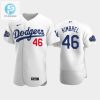 Los Angeles Dodgers Craig Kimbrel 46 Home White 202223 Allstar Game Jersey stylepulseusa 1