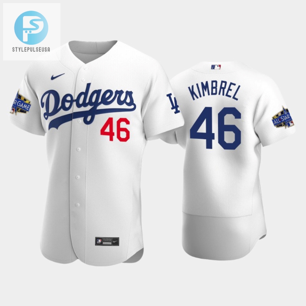 Los Angeles Dodgers Craig Kimbrel 46 Home White 202223 Allstar Game Jersey 