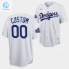 Los Angeles Dodgers Custom White Jersey 00 202223 Allstar Uniform stylepulseusa 1