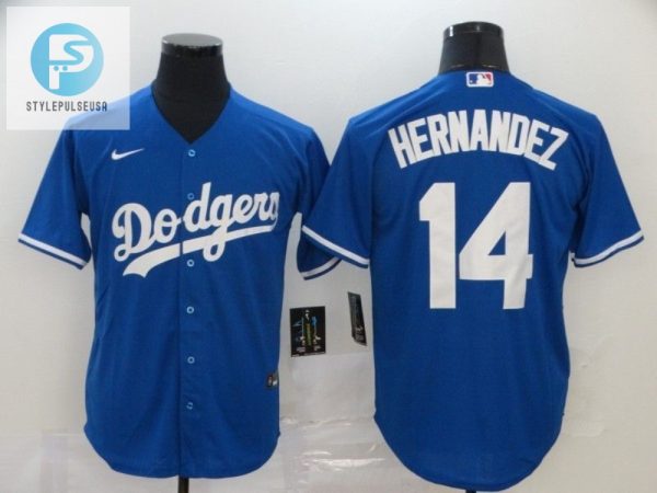 Los Angeles Dodgers Enrique Hernandez 14 2020 Mlb Navy Blue Jersey stylepulseusa 1