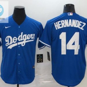 Los Angeles Dodgers Enrique Hernandez 14 2020 Mlb Navy Blue Jersey stylepulseusa 1 1