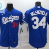 Los Angeles Dodgers Fernando Valenzuela 34 2020 Mlb Navy Blue Jersey stylepulseusa 1