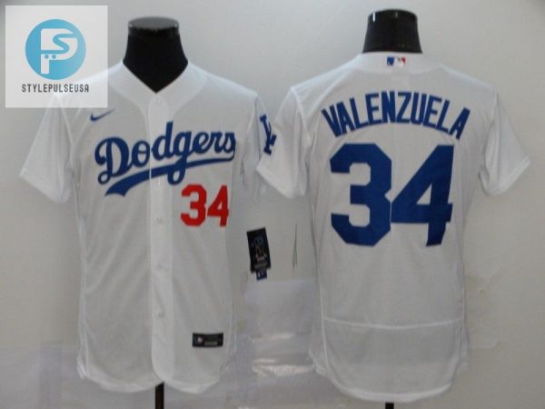 Los Angeles Dodgers Fernando Valenzuela 34 2020 Mlb White Jersey stylepulseusa 1