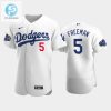 Los Angeles Dodgers Freddie Freeman 5 Home White 202223 Allstar Game Jersey stylepulseusa 1