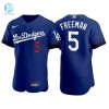 Los Angeles Dodgers Freddie Freeman 5 Mlb 2021 City Connect Royal Jersey Gift For Dodgers Fans stylepulseusa 1