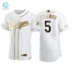 Los Angeles Dodgers Freddie Freeman 5 Mlb Golden City Brandedition White Jersey Gift For Dodgers Fans stylepulseusa 1