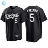 Los Angeles Dodgers Freddie Freeman 5 Mlb Home Black Jersey Gift For Dodgers Fans stylepulseusa 1