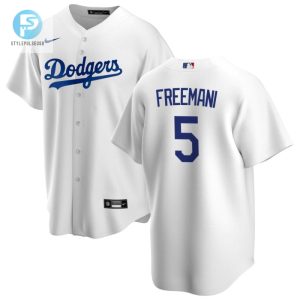 Los Angeles Dodgers Freddie Freeman 5 Mlb Home White Jersey Gift For Dodgers Fans stylepulseusa 1 1