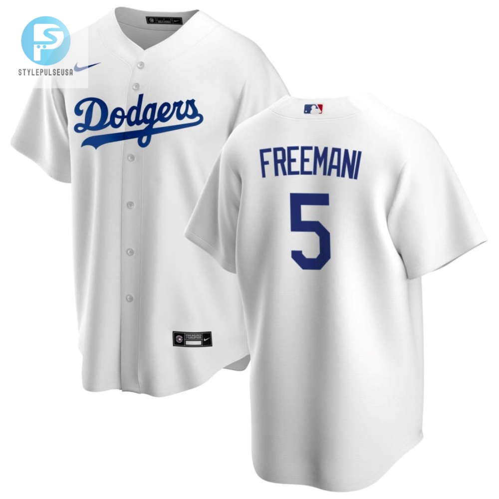 Los Angeles Dodgers Freddie Freeman 5 Mlb Home White Jersey Gift For Dodgers Fans 