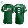 Los Angeles Dodgers Freddie Freeman 5 Mlb Player Green Jersey Gift For Dodgers Fans stylepulseusa 1