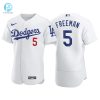 Los Angeles Dodgers Freddie Freeman 5 Mlb Player White Jersey Gift For Dodgers Fans stylepulseusa 1