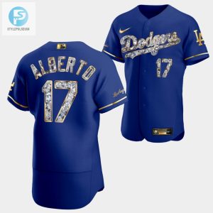 Los Angeles Dodgers Hanser Alberto Royal Jersey 17 Golden Diamond 20222323 Uniform stylepulseusa 1 1