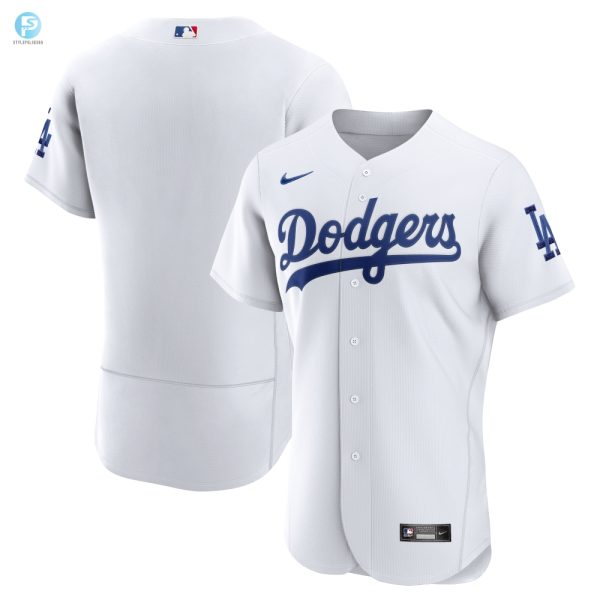 Los Angeles Dodgers Home Authentic Team Jersey White Mlb stylepulseusa 1 1