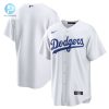 Los Angeles Dodgers Home Blank Men Jersey White stylepulseusa 1