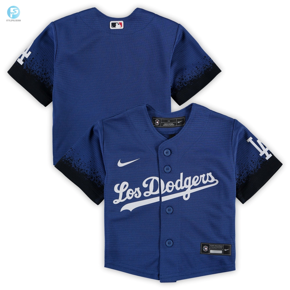 Los Angeles Dodgers Infant 2021 Mlb City Connect Replica Jersey  Royal 