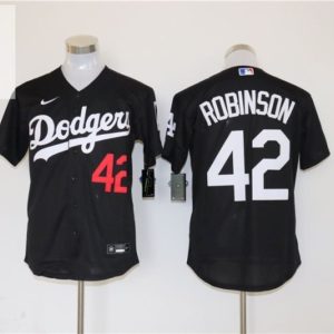 Los Angeles Dodgers Jackie Robinson 42 2020 Mlb Black Jersey A3 stylepulseusa 1 1