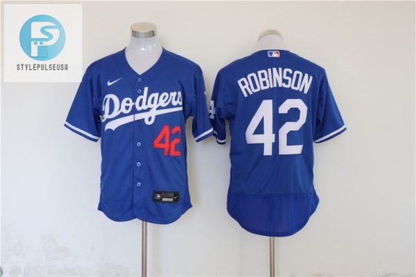 Los Angeles Dodgers Jackie Robinson 42 2020 Mlb Blue Jersey stylepulseusa 1