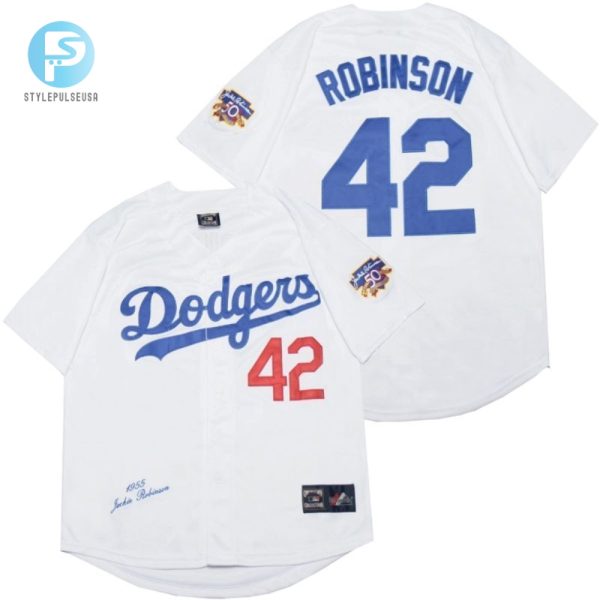 Los Angeles Dodgers Jackie Robinson 42 2020 Mlb White Jersey stylepulseusa 1