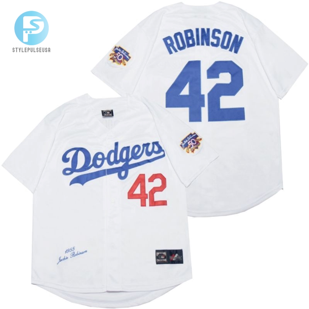 Los Angeles Dodgers Jackie Robinson 42 2020 Mlb White Jersey 