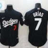 Los Angeles Dodgers Julio Urias 7 2020 Mlb Black Jersey stylepulseusa 1