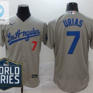 Los Angeles Dodgers Julio Urias 7 2020 Mlb Grey Jersey stylepulseusa 1 1