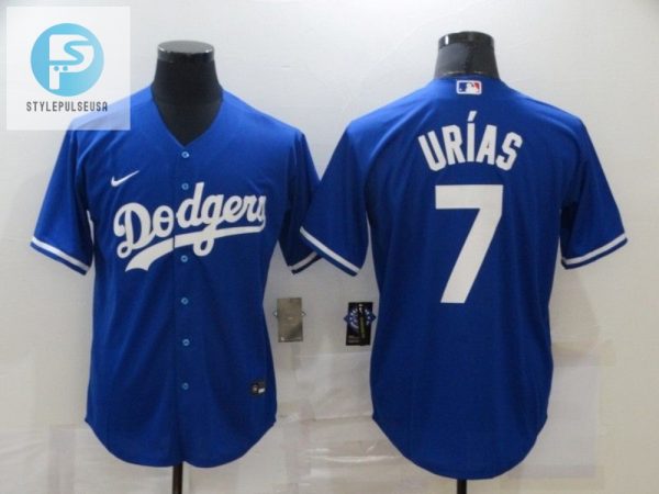 Los Angeles Dodgers Julio Urias 7 2020 Mlb Navy Blue Jersey stylepulseusa 1