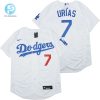 Los Angeles Dodgers Julio Urias 7 2020 Mlb White Jersey stylepulseusa 1